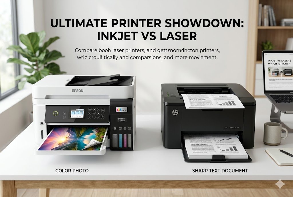 Inkjet vs Laser Printer