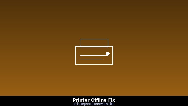 How to Fix 'Printer Offline' Error on Windows & Mac