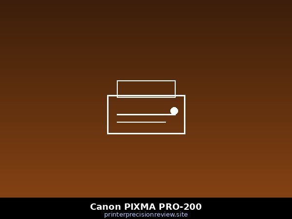Canon PIXMA PRO-200 Review